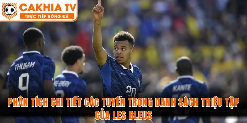 Phân tích chi tiết các tuyến trong danh sách triệu tập của Les Bleus